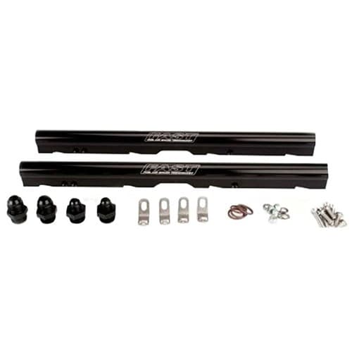 Billet Fuel Rail Kit, Black for 146102 & 146202 Manifold Comp Fast 146027B-KIT