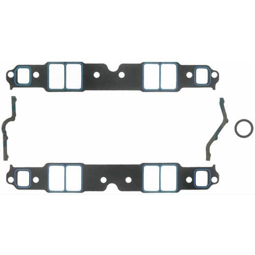 SB Chev 350 Printoseal Intake Gaskets LRG Port 1.38 x 2.28 SBC Felpro - 1207