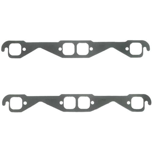 SB Chev Vortec Exhaust Gaskets Medium Square Port 1.50 x 1.50 SBC Felpro - 1404