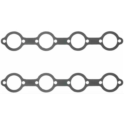 SBC Splayed Valve Exhaust Gask ,Steel CORE,1.94 Dia Felpro - 1484