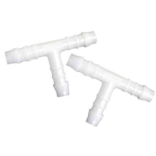 Plastic Tee Piece 8mm 5/16" Suits Air, Water, Vac (2 Pack) Goss / T04