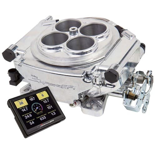 Super Sniper 4BBL EFI System 4 Injectors, 650HP, Polished Holley - 550-518