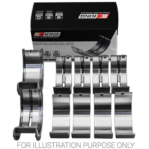 Main Bearings, SBF 289W 302W Si Series, OE Replacement King Bearings / MB529SISTDX
