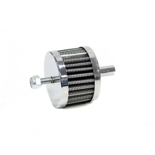 3/8 Push-in Vent Filter 2 O.D, 1.5 High, Chrome Top K&N - 62-1090