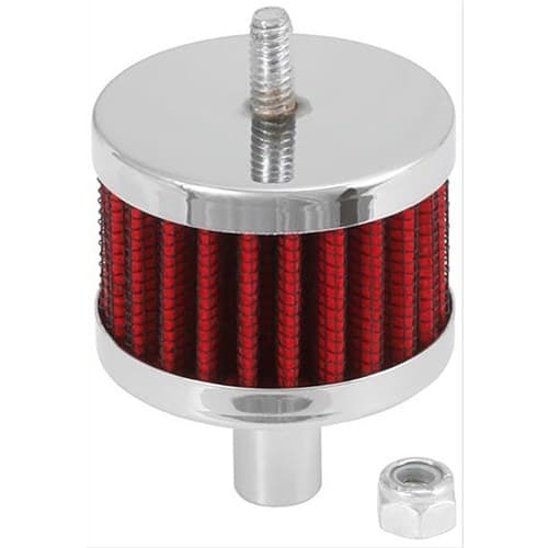 1/2 Push-in Vent Filter 2 O.D, 1.5 High, Chrome Top K&N - 62-1100