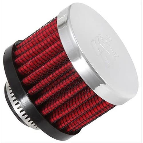 5/8 Univ. Clamp-On Filter 2 O.D, 1.5 High, Chrome Top K&N - 62-1340