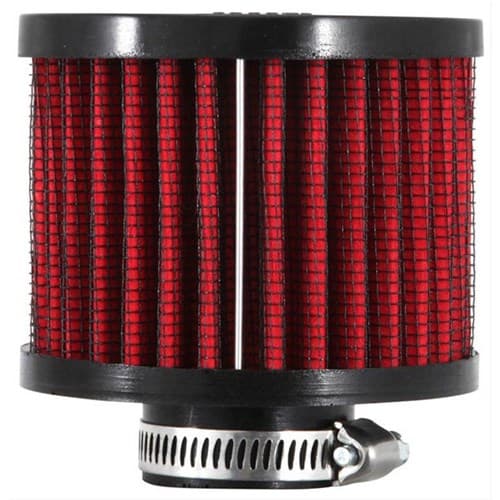 1 Univ. Clamp-On Filter 3 O.D, 2.5 High, Rubber Top K&N - 62-1410