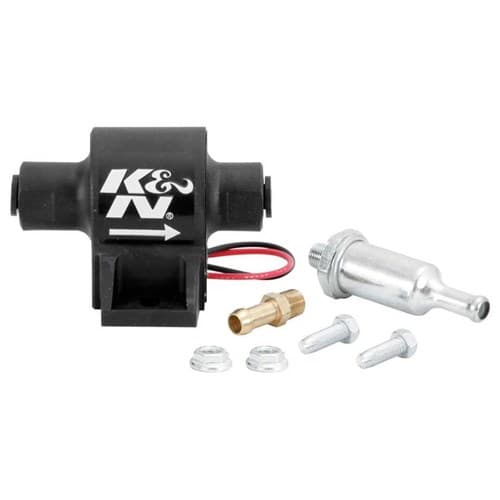 Electric Fuel Pump, 25GPH 1.5-4 PSI, 3/8" Barb & Filter K&N / 81-0401