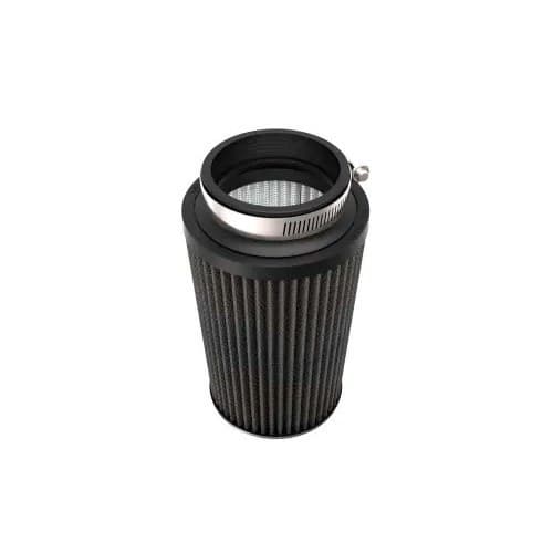 4" Clamp-On Tapered Filter 5-1/4" Top, 6" Base 9" Tall K&N - RU-3112HBK