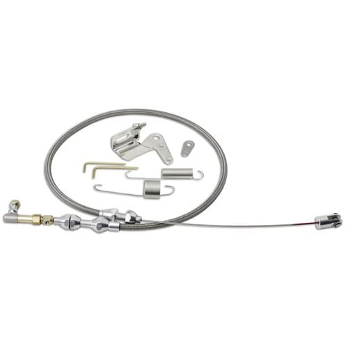 Duo Pack Throttle Cable Kit 24 Cable/Bracket/Spring S/S Lokar - DP-1000HT