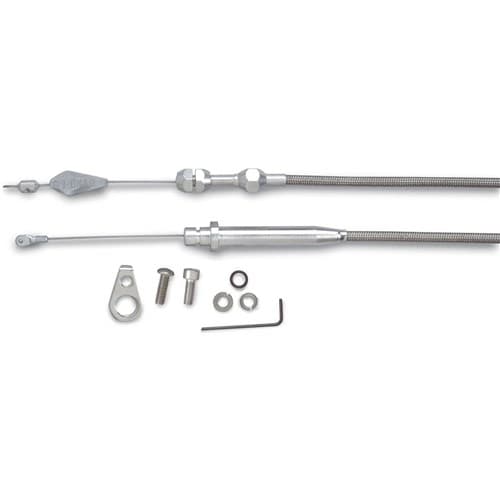 Lokar Kickdown Cables Suit C4 Polished Kits Lokar - KDP-20C4HT