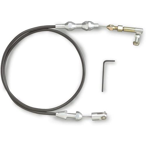 Lokar Throttle Cable Black Steel 48 Long Lokar - TC-1000U48