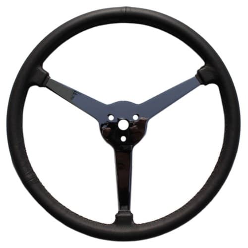 Limeworks 15" 3 Spoke Leather Wrap Sprint Steering Wheel