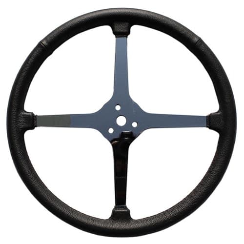 Limeworks 15" 4 Spoke Leather Wrap Sprint Steering Wheel