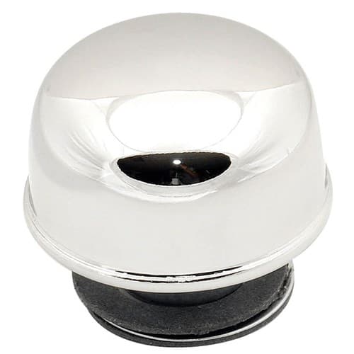 Twist-On Valve Cover Breather Chrome. 1-3/4" Tall 2-3/8" Dia MRG - 2061