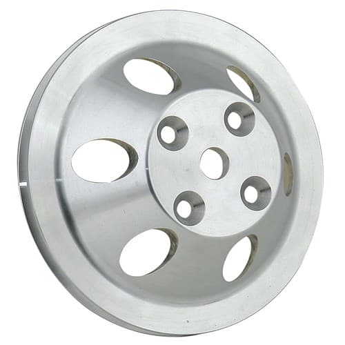 Single Groove Long W/Pump Pulley S/B Chev Billet Style MRG - 5314