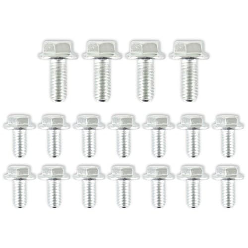 SB Chev & Oldsmobile Oil Pan Bolt Set 14x1/4-20 / 4x5/16-18 MRG - 6085