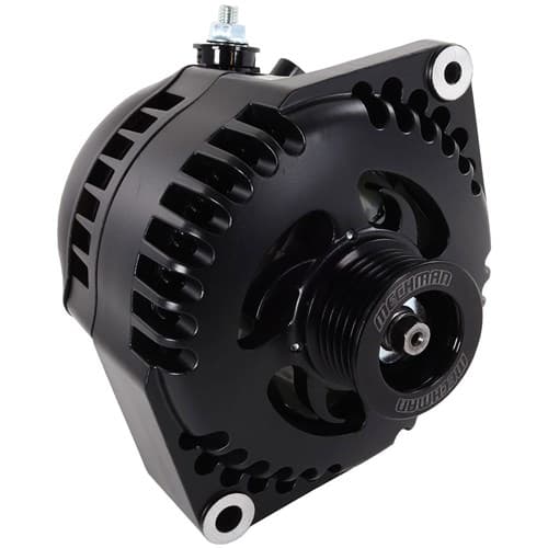 240A Race Alternator, Black GM 63-85, S Series, 6-RIB Mechman / 7127240B