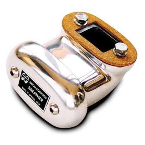 Moon 90deg Breather-Low Boy Finned Polished Ea- Mooneyes - MP1800LBF