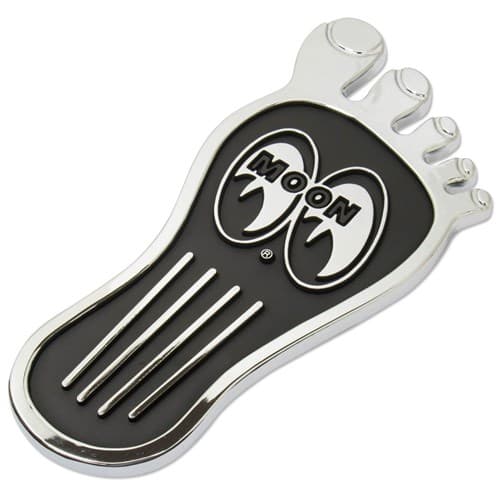 Moon Bare Foot Gas Pedal LGE7 Mount to Existing Pedal Chrome Mooneyes - R3034L