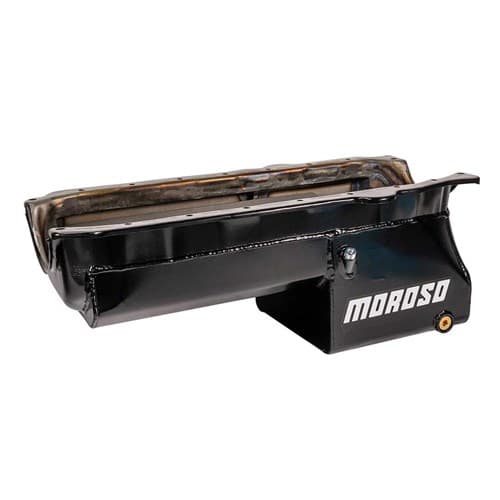 Moroso SBC Oil Pan, Rear Sump 7 QT (6.6L), 8.25" Deep Moroso - 21017