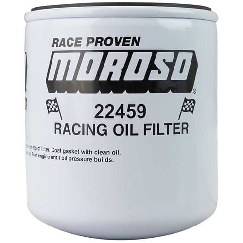 Racing Oil Filter Chev, 4.28 Long, 13/16-16UNF Moroso - 22459
