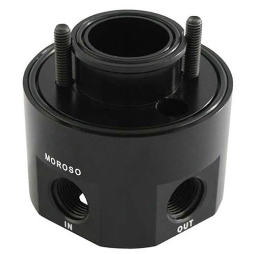 Oil Filter Adapter SBC & BBC with 2 X -10AN Orb Ports Moroso - 23691