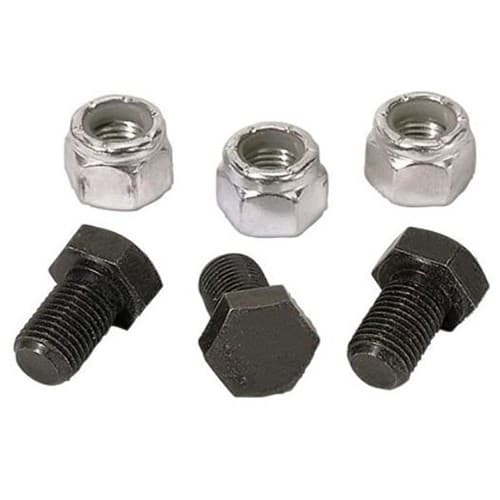 SBC Converter Bolts 3/8x24x5/8 3 Bolts & Nuts Use ARP When Ni Moroso - 38760