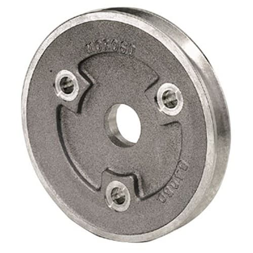 SBC 1V Crank Pulley, Cast Alum 5.25" OD, Short Pump, 3-BOLT Moroso - 64050