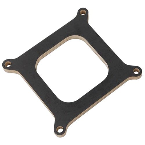 Carb 1/2" Spacer Open Suit Square Bore 4150 Wood Insulate Moroso - 65015