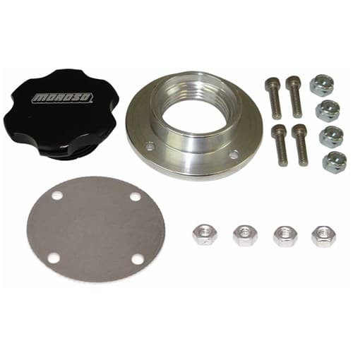 Bolt in Valve Cover Filler Cap Assembly Billet * No Weld * Moroso - 68485