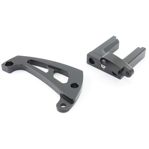 March Alternator Bracket BLK Suit BBC Chev with Elect W/P March - 23003-08