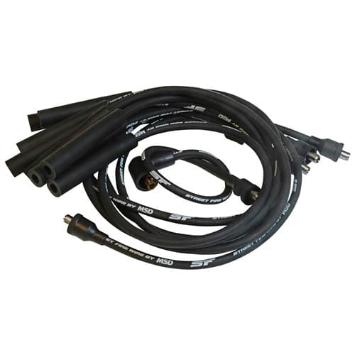 Streetfire Lead Set Chrysler 318-360 Points Style MSD - 5530