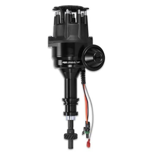 Ford 351C-460 Black Ready Run Dist Vac Adv Iron Gear MSD - 83503