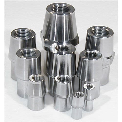 Threaded Tube End 7/16-20 LH 1.0" x .083" Tube, 4130 Steel Meziere / RE1019CL