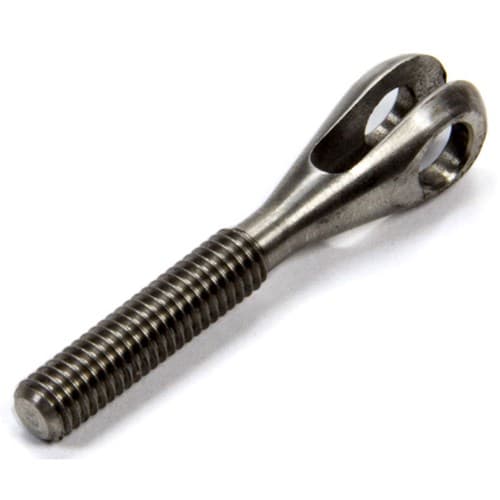 Threaded Clevis, 1/4-28 LH 3/16" Hole, 1/8" Slot Meziere / TC1428L