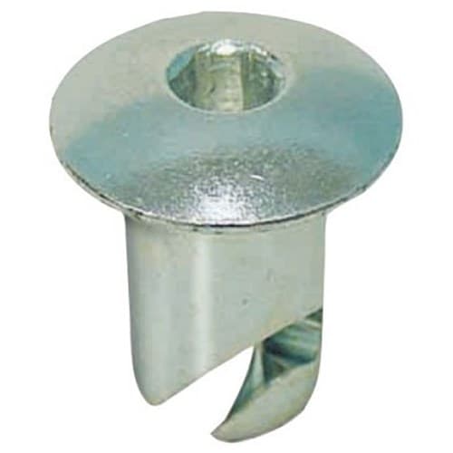 7/16 Allen Oval Head Button Aluminium .500 Grip Panelfast - BA6500