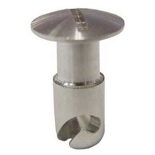 Steel Oval Button 1/4" x .400 Undercut Panelfast - U4400