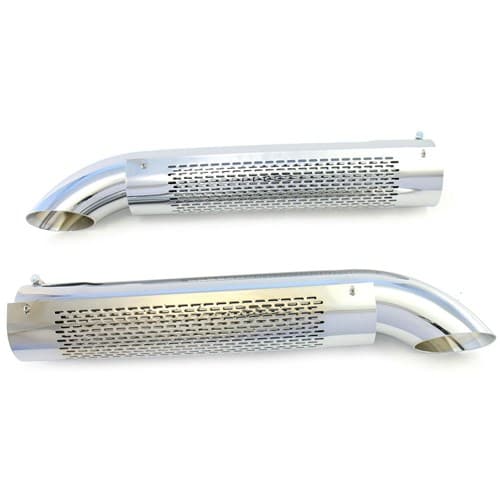 Patriot Shielded Side Turnouts 3.5INLET 26 LONG*CHROME* PR Patriot - H3824