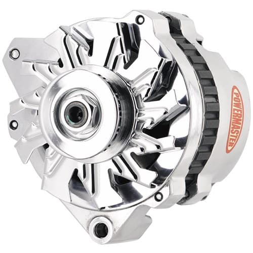 Powermaster Alt Polished 105A 1 Wire Suit Billet Specialites Powermast - 274611