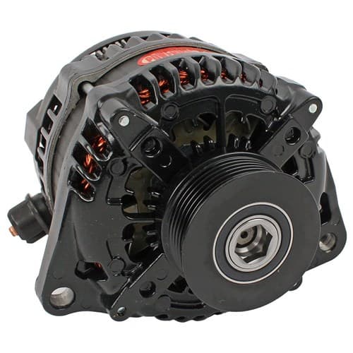Ford Mustang Coyote 245AMP 6 Groove Alter 2011-2017. Black Powermast - 51625