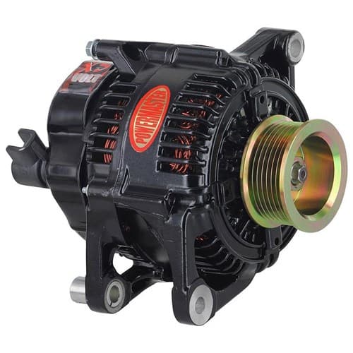 Black Chrysler Alter 170AMP Denso Style. 7 Groove XS Volt Powermaster - 533118