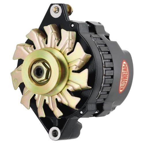 Power/Delco Alt Black 140AMP 1 Wire, Includes V Only Powermast - 578021