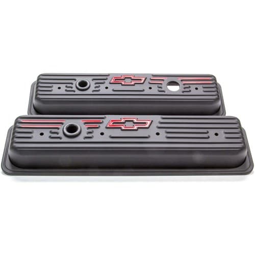 SBC Valve Covers Centre Bolt Black Crinkle Proform - 141-907