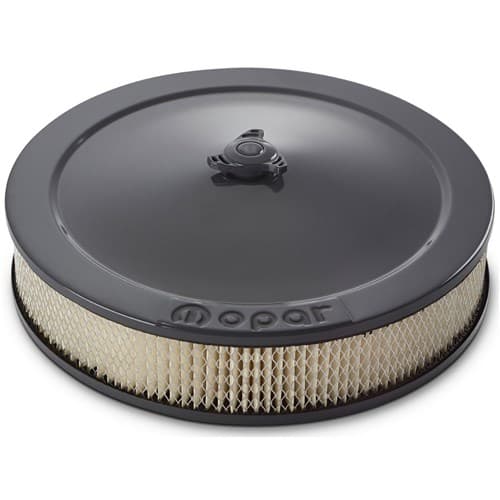 Mopar Grey Classic Style Air Cleaner Kit. 14" Dia Recessed Proform - 440-882