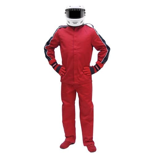 SFI-5 Jacket, Medium, Red 2-Layer, Nomex Pyrotect / 22J0202
