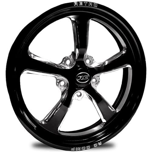 Retro Eclipse Black 17x6 Front 5x4.75" 3.75 B/S. RC Comp / CFW37C2Q-10E