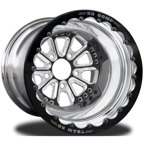 Exile Eclipse Black 15x9 SBL 4.0 BS 5x4.50 Pol Dish BLK CNT RC Comp / CSC401P1B-02B