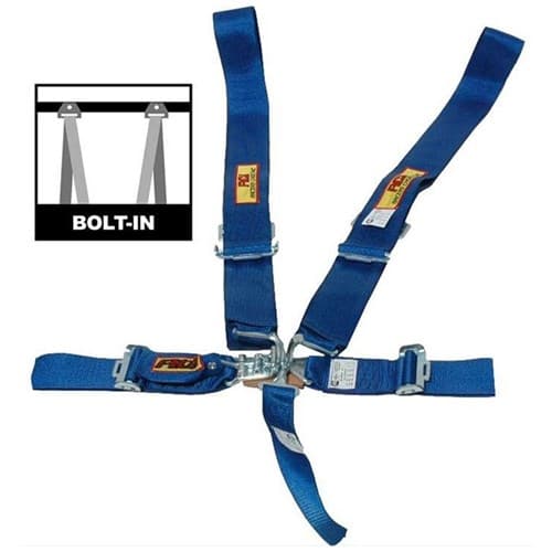 Rci Harness 5 Point Blue 3" Latch, Bolt in, Pull Up Rci - 9510C