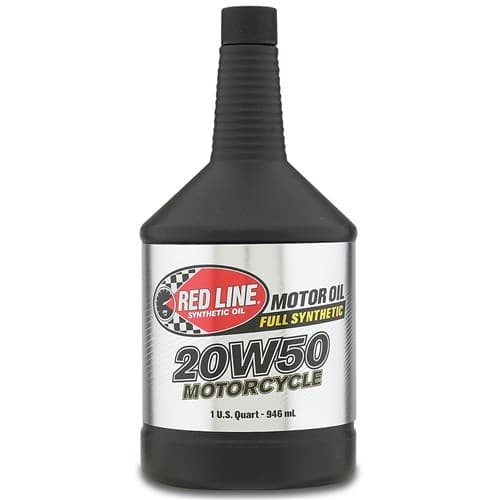 Redline Motorcycle 20W50 Engine Oil, 1 Quart / 946ml Redline Oil / 42504